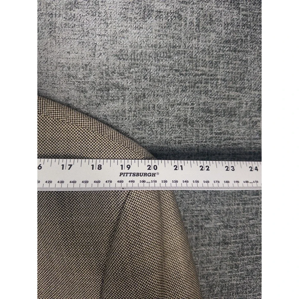 VTG Ralph Lauren Blazer Mens 46T Brown Business Academia 3‎ Button 100% Wool